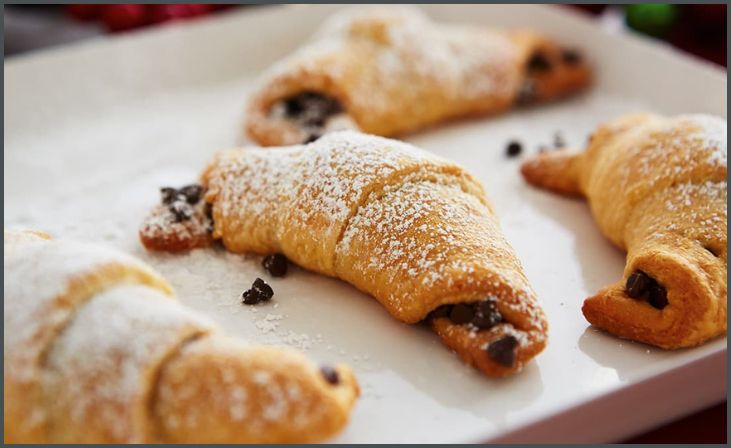 Chocolate Hazelnut Crescent Rolls