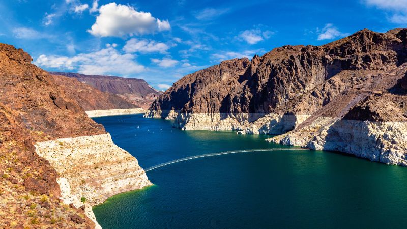 Lake mead water levels change at rate not seen in years